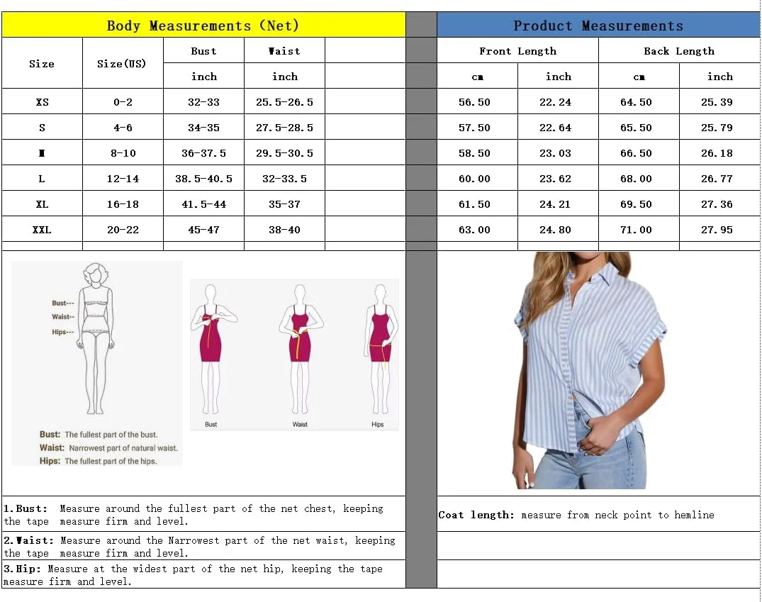 chouyatou بلوز زنانه آستین کوتاه راه راه دکمه دار تابستانی، مناسب برای محیط کار و استفاده روزمره chouyatou بلوز زنانه آستین کوتاه راه راه دکمه دار تابستانی، مناسب برای محیط کار و استفاده روزمره