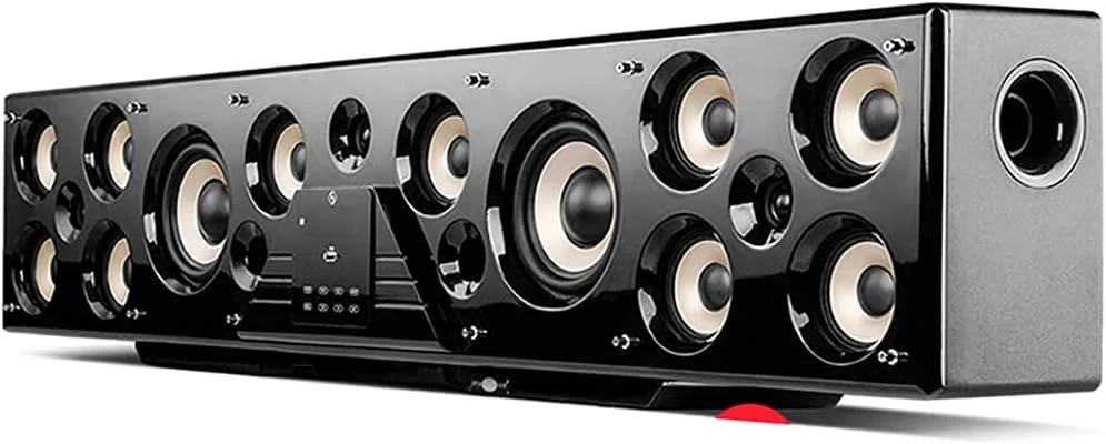 سیستم سینمای خانگی صدای فراگیر WRQzxcv، سیستم بلندگوی 5.1 کاناله، کنترل 6 کاناله، 15 ترکیب بلندگو، توان بالا 750 وات، بلندگوهای چوبی سه بعدی بی سیم اتاق نشیمن