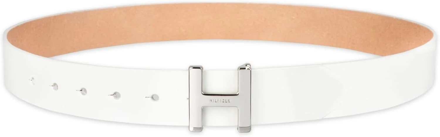کمربند زنانه تامی هیلفیگر با سگک پلاک مونوگرام H، مناسب برای شلوار جین، شلوار پارچه ای و پیراهن (تک عددی) کمربند زنانه تامی هیلفیگر با سگک پلاک مونوگرام H، مناسب برای شلوار جین، شلوار پارچه ای و پیراهن (تک عددی)