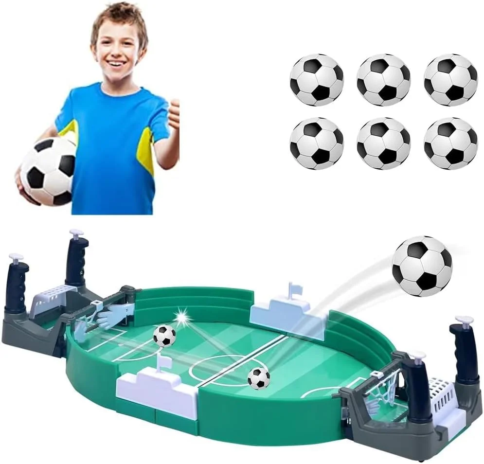فوتبال دستی کوچک Azonee، بازی تعاملی فوتبال با 6 توپ، ست رومیزی برای کودکان، بازی تخته ای ورزشی خانوادگی برای بزرگسالان، مهمانی تولد، جام جهانی (سایز متوسط) فوتبال دستی کوچک Azonee، بازی تعاملی فوتبال با 6 توپ، ست رومیزی برای کودکان، بازی تخته ای ورزشی خانوادگی برای بزرگسالان، مهمانی تولد، جام جهانی (سایز متوسط)