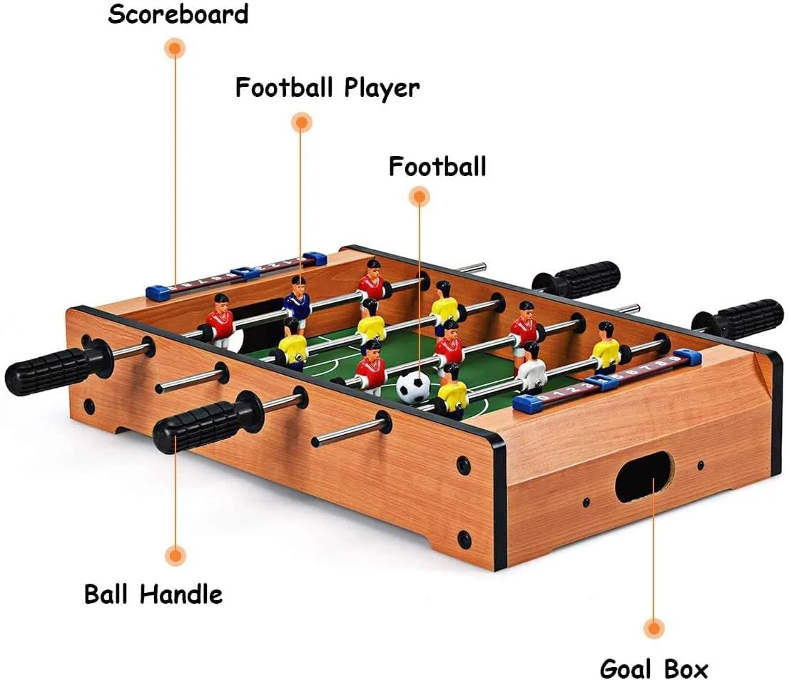 فوتبال دستی رومیزی چوبی BTS-UAE به همراه توپ، میز فوتبال برای بازی، اتاق بازی، 20 اینچ فوتبال دستی رومیزی چوبی BTS-UAE به همراه توپ، میز فوتبال برای بازی، اتاق بازی، 20 اینچ
