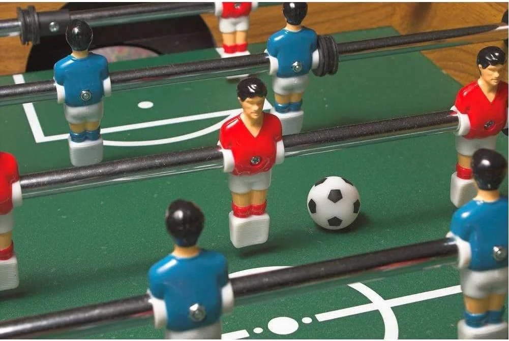 توپ های جایگزین فوتبال دستی CABAX، سایز 36 میلی متر، توپ های فوتبال رومیزی سیاه و سفید - بسته 6 عددی توپ های جایگزین فوتبال دستی CABAX، سایز 36 میلی متر، توپ های فوتبال رومیزی سیاه و سفید - بسته 6 عددی