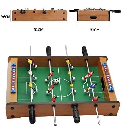 فوتبال دستی رومیزی چوبی BTS-UAE به همراه توپ، میز فوتبال برای بازی، اتاق بازی، 20 اینچ فوتبال دستی رومیزی چوبی BTS-UAE به همراه توپ، میز فوتبال برای بازی، اتاق بازی، 20 اینچ