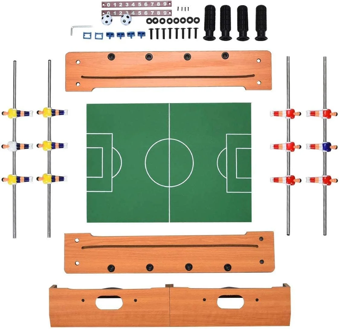 فوتبال دستی رومیزی چوبی BTS-UAE به همراه توپ، میز فوتبال برای بازی، اتاق بازی، 20 اینچ فوتبال دستی رومیزی چوبی BTS-UAE به همراه توپ، میز فوتبال برای بازی، اتاق بازی، 20 اینچ