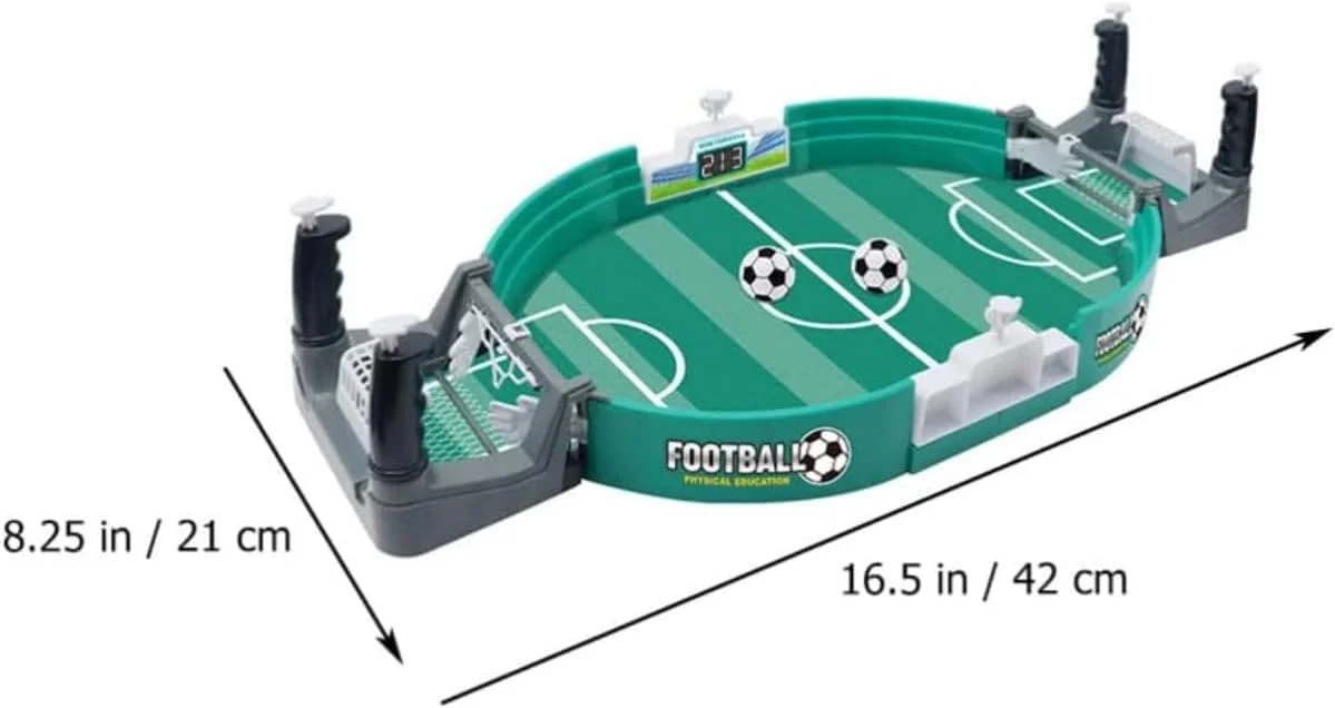 ست بازی فوتبال دستی رومیزی تعاملی کوچک، مسابقه فوتبال رومیزی برای کودکان و بزرگسالان، سرگرمی ورزشی رومیزی، شامل میله های امتیاز دهی، استفاده آسان، جنس عالی، هدیه ای عالی برای خانواده ست بازی فوتبال دستی رومیزی تعاملی کوچک، مسابقه فوتبال رومیزی برای کودکان و بزرگسالان، سرگرمی ورزشی رومیزی، شامل میله های امتیاز دهی، استفاده آسان، جنس عالی، هدیه ای عالی برای خانواده