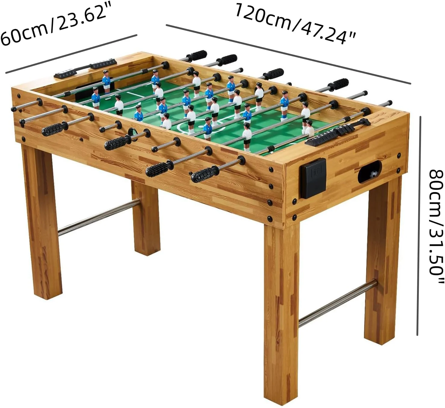 فوتبال دستی 48 اینچی jaexest با 4 توپ و گل شمار، بازی جام جهانی فوتبال، بازی خانوادگی، بازی فوتبال دستی داخل سالن، بهترین هدیه برای کودکان و خانواده فوتبال دستی 48 اینچی jaexest با 4 توپ و گل شمار، بازی جام جهانی فوتبال، بازی خانوادگی، بازی فوتبال دستی داخل سالن، بهترین هدیه برای کودکان و خانواده