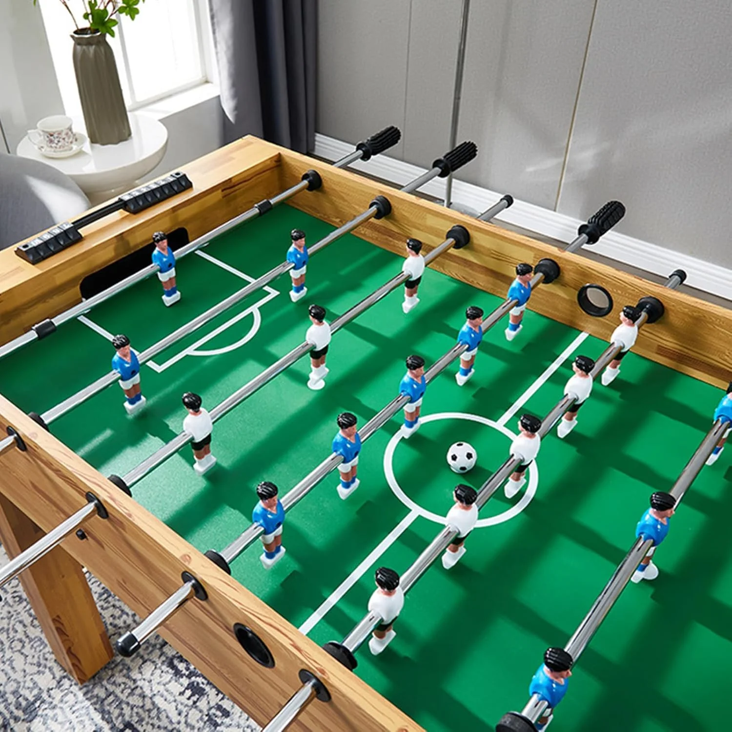 فوتبال دستی 48 اینچی jaexest با 4 توپ و گل شمار، بازی جام جهانی فوتبال، بازی خانوادگی، بازی فوتبال دستی داخل سالن، بهترین هدیه برای کودکان و خانواده فوتبال دستی 48 اینچی jaexest با 4 توپ و گل شمار، بازی جام جهانی فوتبال، بازی خانوادگی، بازی فوتبال دستی داخل سالن، بهترین هدیه برای کودکان و خانواده