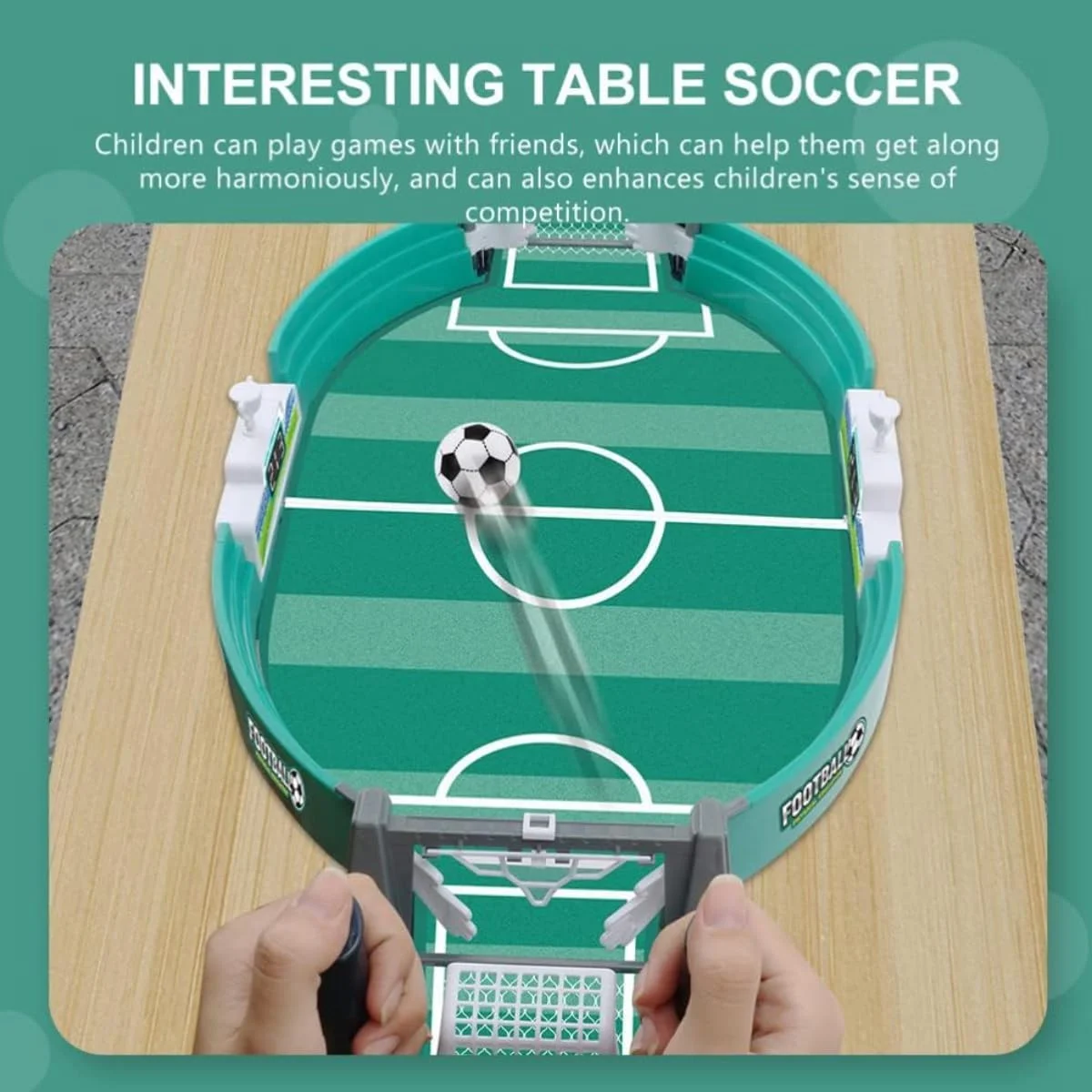 ست بازی فوتبال دستی رومیزی تعاملی کوچک، مسابقه فوتبال رومیزی برای کودکان و بزرگسالان، سرگرمی ورزشی رومیزی، شامل میله های امتیاز دهی، استفاده آسان، جنس عالی، هدیه ای عالی برای خانواده ست بازی فوتبال دستی رومیزی تعاملی کوچک، مسابقه فوتبال رومیزی برای کودکان و بزرگسالان، سرگرمی ورزشی رومیزی، شامل میله های امتیاز دهی، استفاده آسان، جنس عالی، هدیه ای عالی برای خانواده