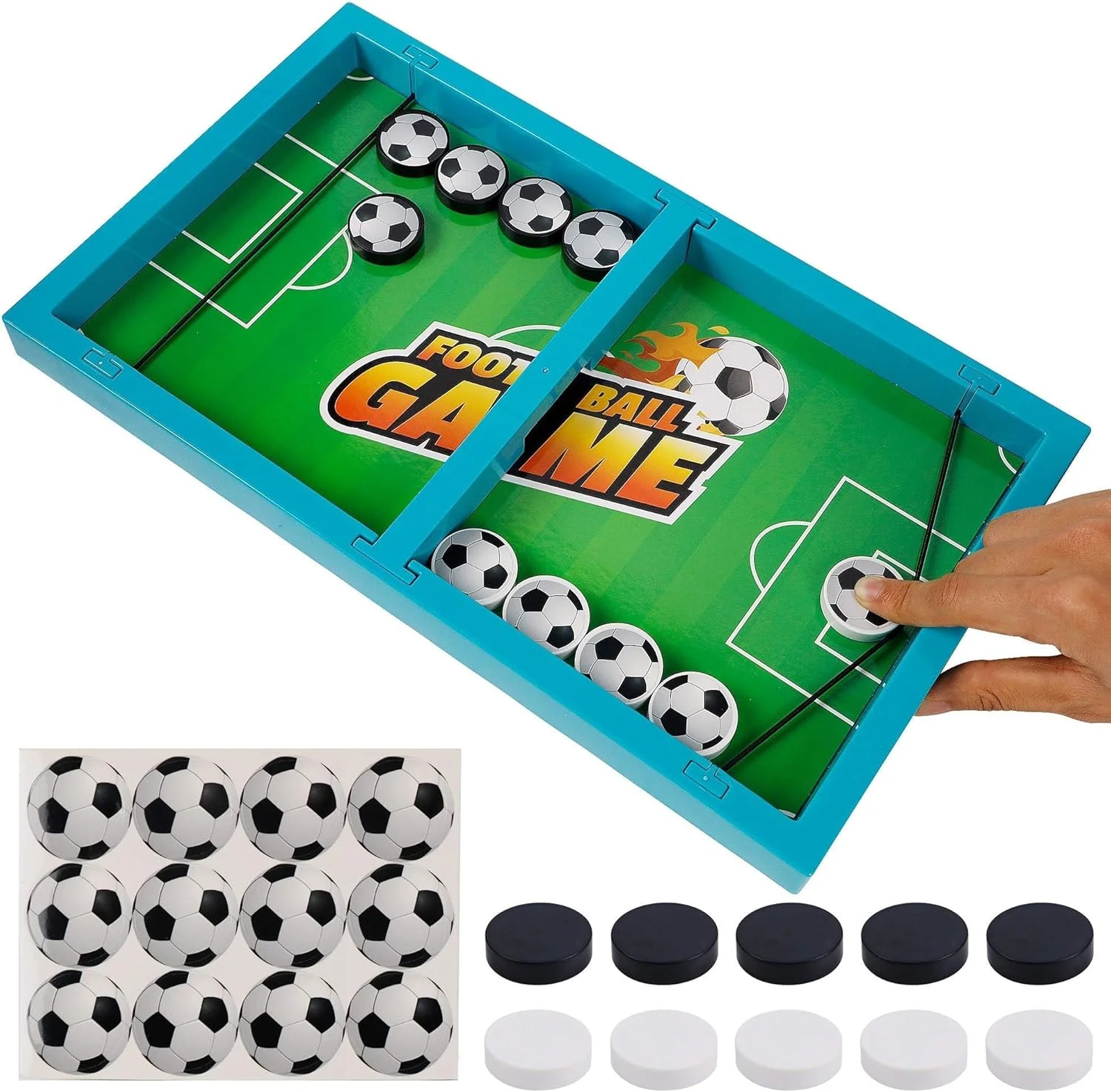 بازی فکری KASTWAVE، بازی هاکی روی میز پلاستیکی 36 * 21 سانتی متری به همراه 10 مهره اضافی و 2 کش پرتاب برای استفاده یدکی، اسباب بازی تخته نبرد تاشو، بازی تعاملی والدین و فرزندان، اسباب بازی های هدیه بازی فکری KASTWAVE، بازی هاکی روی میز پلاستیکی 36 * 21 سانتی متری به همراه 10 مهره اضافی و 2 کش پرتاب برای استفاده یدکی، اسباب بازی تخته نبرد تاشو، بازی تعاملی والدین و فرزندان، اسباب بازی های هدیه