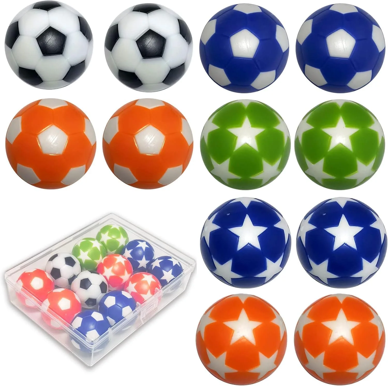 توپ فوتبال دستی 12 عددی، توپ های پلاستیکی و توپ های جهشی برای میز بازی، توپ فوتبال برای لوازم جانبی بازی کودکان توپ فوتبال دستی 12 عددی، توپ های پلاستیکی و توپ های جهشی برای میز بازی، توپ فوتبال برای لوازم جانبی بازی کودکان