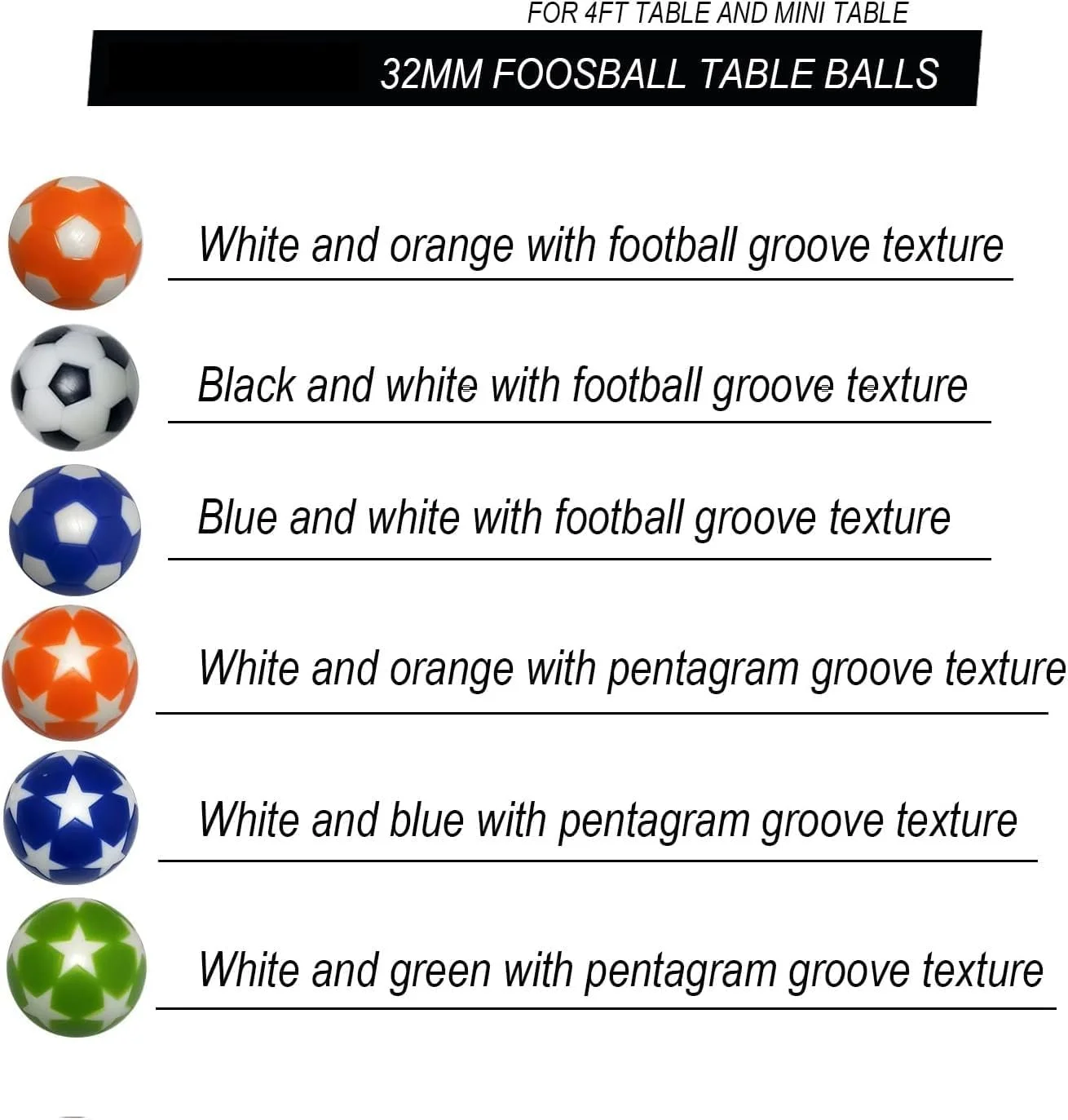 توپ فوتبال دستی 12 عددی، توپ های پلاستیکی و توپ های جهشی برای میز بازی، توپ فوتبال برای لوازم جانبی بازی کودکان توپ فوتبال دستی 12 عددی، توپ های پلاستیکی و توپ های جهشی برای میز بازی، توپ فوتبال برای لوازم جانبی بازی کودکان