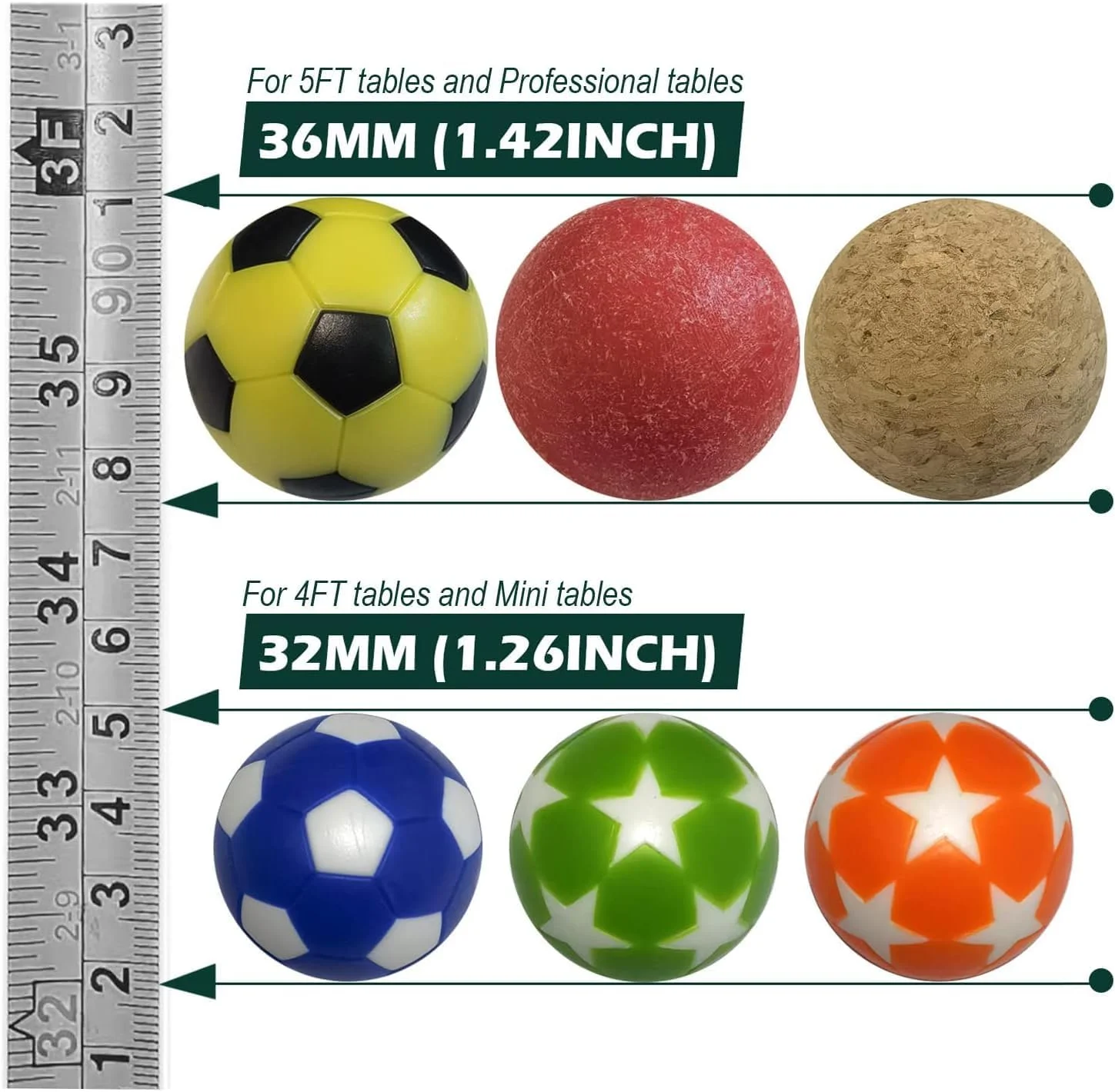 توپ فوتبال دستی 12 عددی، توپ های پلاستیکی و توپ های جهشی برای میز بازی، توپ فوتبال برای لوازم جانبی بازی کودکان توپ فوتبال دستی 12 عددی، توپ های پلاستیکی و توپ های جهشی برای میز بازی، توپ فوتبال برای لوازم جانبی بازی کودکان