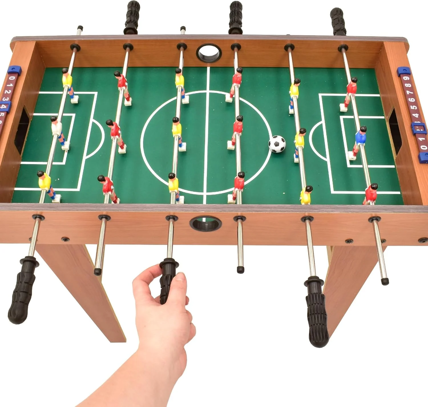 فوتبال دستی رومیزی لوکس ام وای | بازی فوتبال نه نفره برای کودکان و بزرگسالان | هدیه فوتبال فوتبال دستی رومیزی لوکس ام وای | بازی فوتبال نه نفره برای کودکان و بزرگسالان | هدیه فوتبال