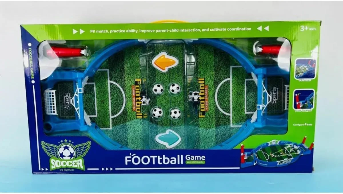 فوتبال دستی کوچک - فوتبال رومیزی برای شب بازی خانوادگی، سرگرمی داخل/خارج از خانه، بازی تخته ای ورزشی قابل حمل برای کودکان و بزرگسالان، هدیه تعاملی تعطیلات، بهبود هماهنگی چشم و دست فوتبال دستی کوچک - فوتبال رومیزی برای شب بازی خانوادگی، سرگرمی داخل/خارج از خانه، بازی تخته ای ورزشی قابل حمل برای کودکان و بزرگسالان، هدیه تعاملی تعطیلات، بهبود هماهنگی چشم و دست