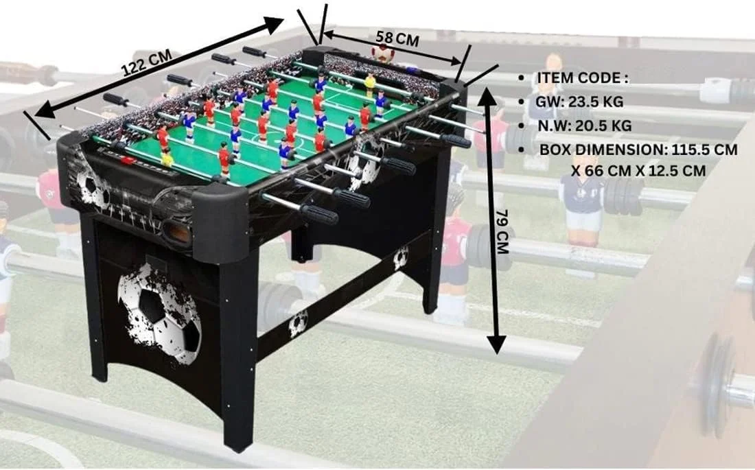 ایکس مکس استرنگث میز فوتبال دستی، بازی فوتبال، میز فوتبال دستی، بازی ورزشی خانوادگی کودکان، میز فوتبال دستی سرپوشیده، میز بازی فوتبال دستی، بازی بیبی فوت، هدیه بازی برای کودکان (رنگ تصادفی)