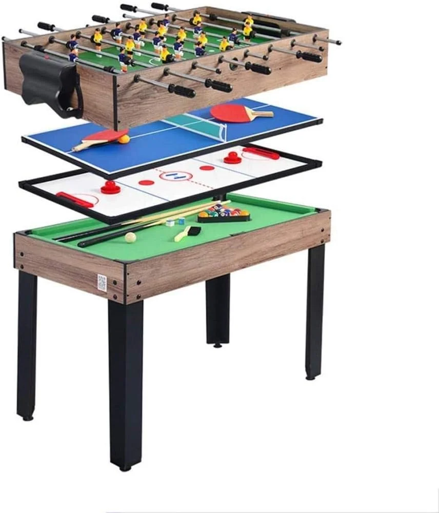 میز بازی چند منظوره 4 در 1 مدل Steady Combo شامل میز هاکی، فوتبال دستی، میز بیلیارد، میز پینگ پنگ، بازی هاکی روی میز مناسب کودکان/بزرگسالان/خانواده چند منظوره بزرگ (میز بازی چندگانه) LEOW میز بازی چند منظوره 4 در 1 مدل Steady Combo شامل میز هاکی، فوتبال دستی، میز بیلیارد، میز پینگ پنگ، بازی هاکی روی میز مناسب کودکان/بزرگسالان/خانواده چند منظوره بزرگ (میز بازی چندگانه) LEOW