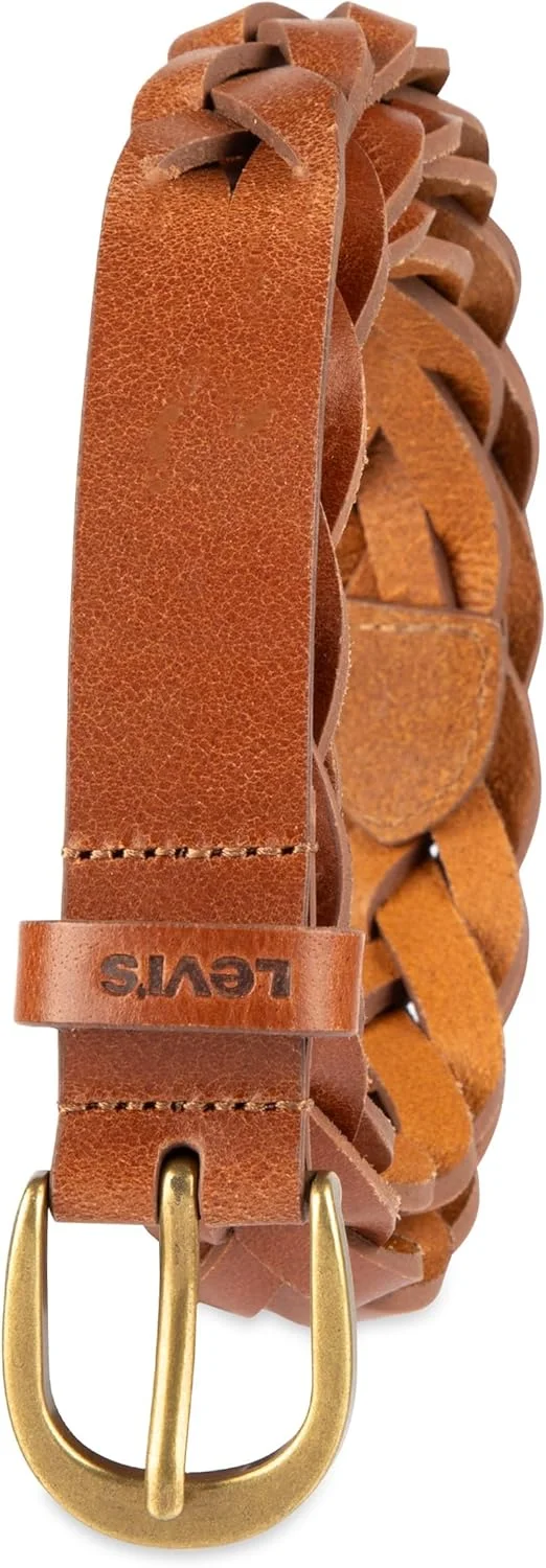 کمربند باریک بافت زنانه لیوایز با قابلیت تنظیم کامل، مناسب برای شلوار جین، شلوار پارچه ای و پیراهن