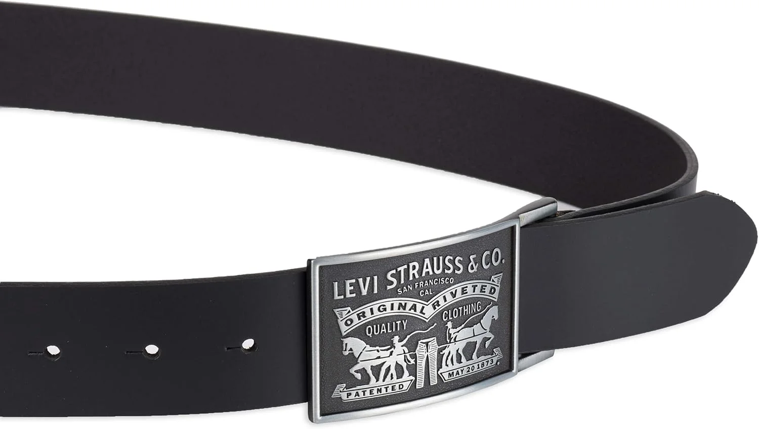 کمربند چرمی مردانه Levi's با سگک پلاک (بسته 1 عددی) کمربند چرمی مردانه Levi's با سگک پلاک (بسته 1 عددی)