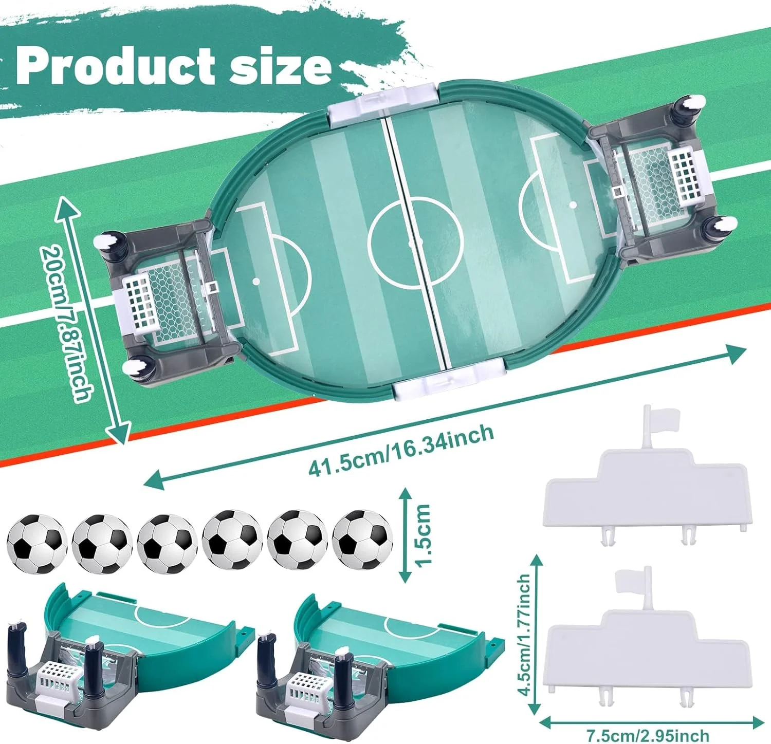 ست فوتبال دستی رومیزی، بازی مینی فوتبال با 6 توپ، اسباب بازی تعاملی رومیزی برای کودکان بزرگسالان جشن تولد مهمانی خانوادگی، هدیه جام جهانی، سالن شرکت، مهمانی ها ست فوتبال دستی رومیزی، بازی مینی فوتبال با 6 توپ، اسباب بازی تعاملی رومیزی برای کودکان بزرگسالان جشن تولد مهمانی خانوادگی، هدیه جام جهانی، سالن شرکت، مهمانی ها