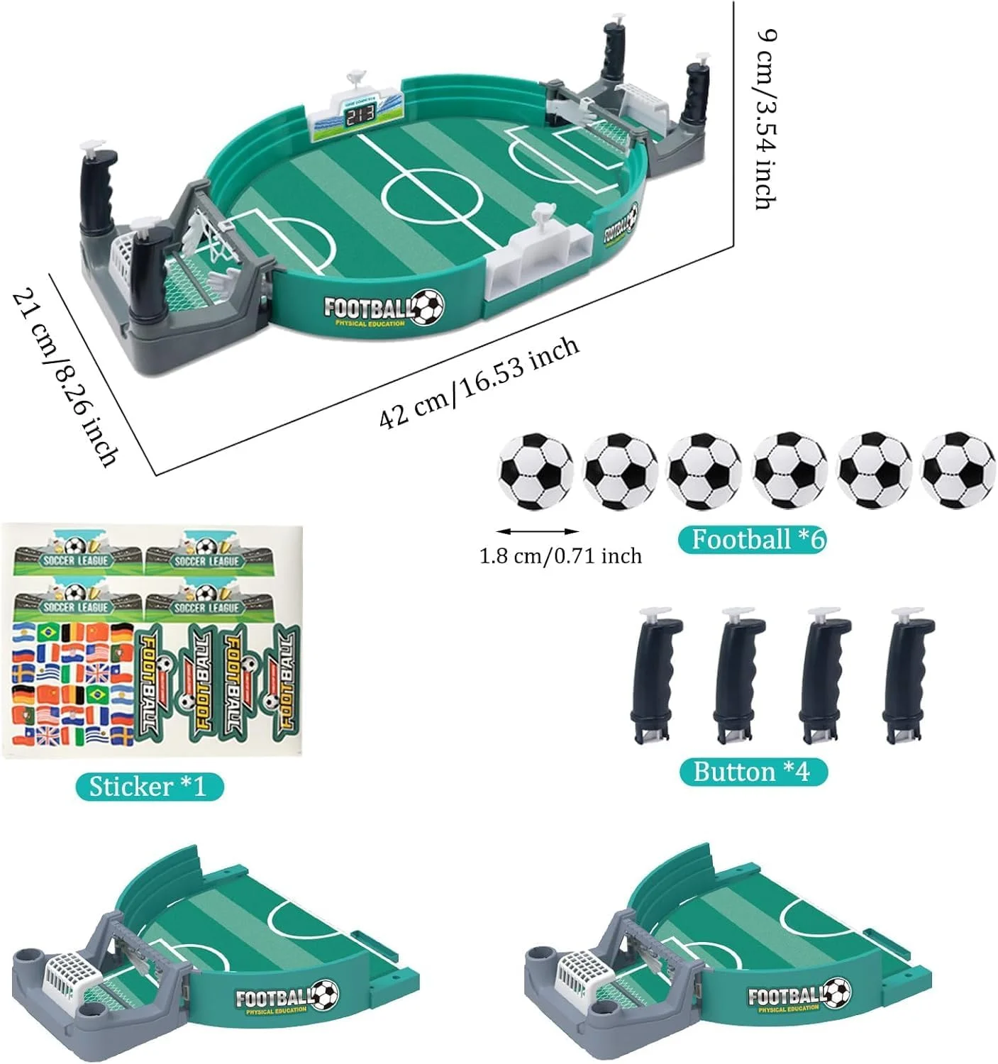 فوتبال دستی رومیزی، بازی مینی فوتبال دستی، بازی های تعاملی والدین و کودک، اسباب بازی های بازی تخته ای فوتبال دستی بازی مهمانی خانوادگی تولد کریسمس برای کودکان و بزرگسالان فوتبال دستی رومیزی، بازی مینی فوتبال دستی، بازی های تعاملی والدین و کودک، اسباب بازی های بازی تخته ای فوتبال دستی بازی مهمانی خانوادگی تولد کریسمس برای کودکان و بزرگسالان
