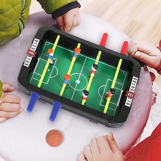 فوتبال دستی رومیزی کودکان، بازی مینی فوتبال دستی با 2 توپ، اسباب بازی آموزشی فوتبال دستی خانوادگی فوتبال دستی رومیزی کودکان، بازی مینی فوتبال دستی با 2 توپ، اسباب بازی آموزشی فوتبال دستی خانوادگی