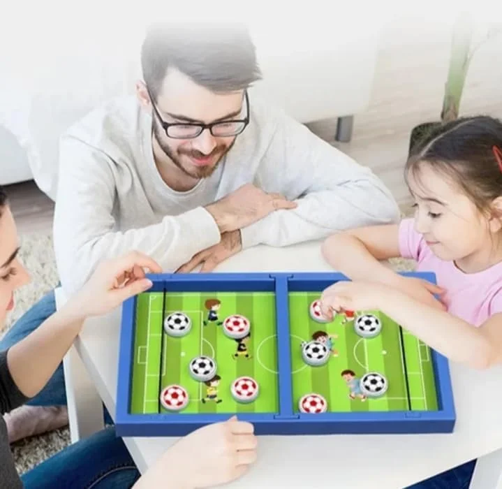 بازی فوتبال دستی رومیزی کوچک، ست بازی تخته ای 2 نفره، 10 توپ، تعاملی بازی فوتبال دستی رومیزی کوچک، ست بازی تخته ای 2 نفره، 10 توپ، تعاملی