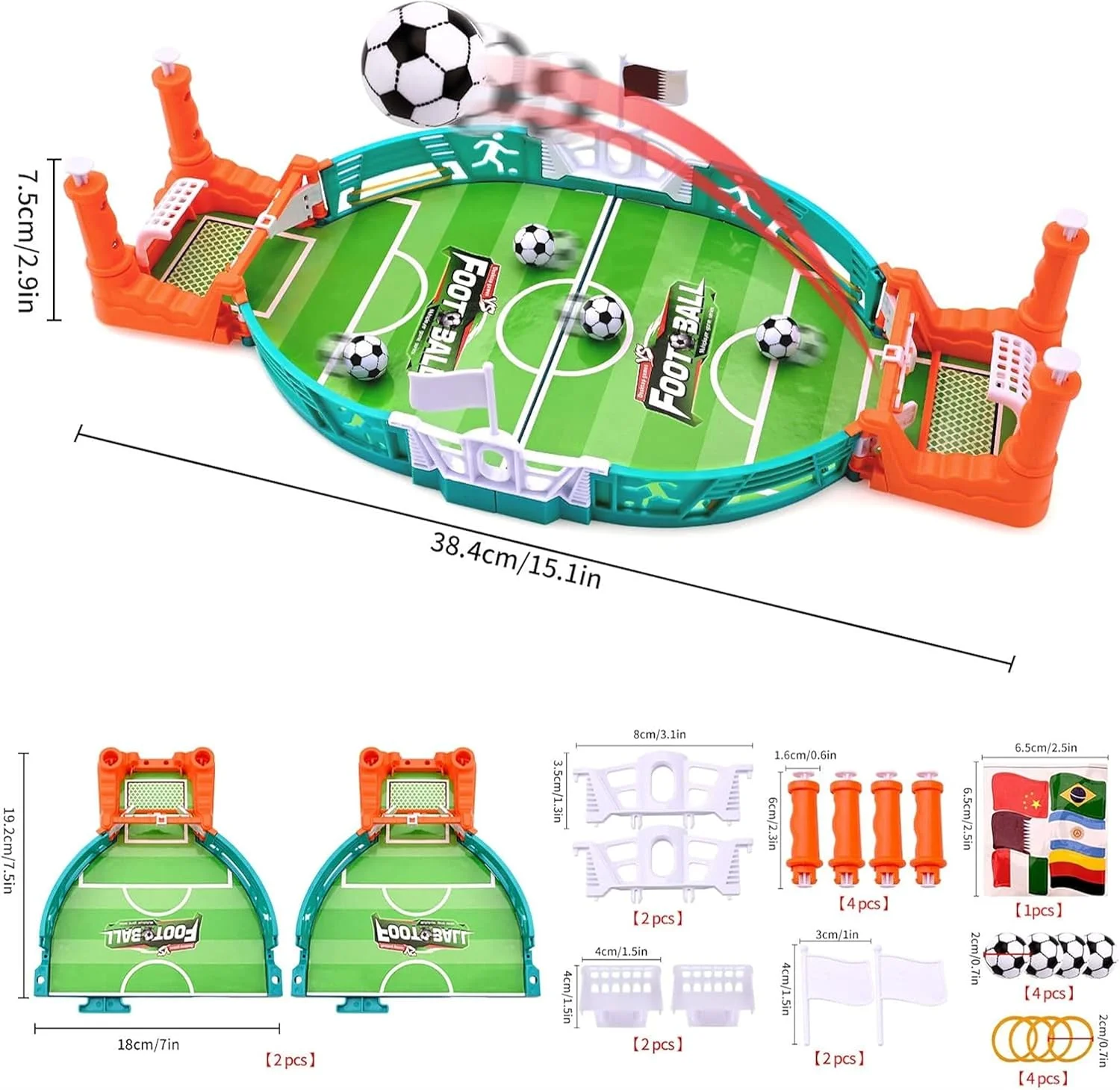 بازی فوتبال دستی رومیزی کوچک، 4 توپ، اسباب بازی تعاملی فوتبال رومیزی برای کودکان، بازی تخته ای برای کودکان، ست بازی فوتبال دستی رومیزی تعاملی برای کودکان بازی فوتبال دستی رومیزی کوچک، 4 توپ، اسباب بازی تعاملی فوتبال رومیزی برای کودکان، بازی تخته ای برای کودکان، ست بازی فوتبال دستی رومیزی تعاملی برای کودکان