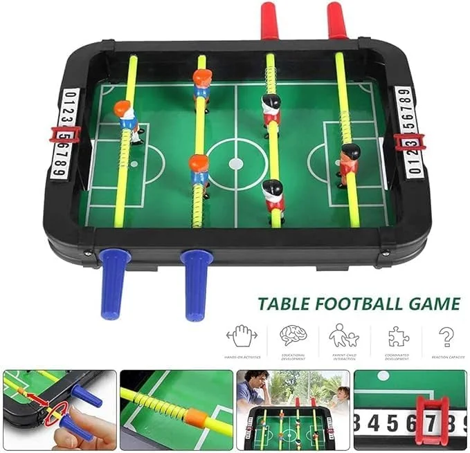 فوتبال دستی رومیزی کودکان، بازی مینی فوتبال دستی با 2 توپ، اسباب بازی آموزشی فوتبال دستی خانوادگی فوتبال دستی رومیزی کودکان، بازی مینی فوتبال دستی با 2 توپ، اسباب بازی آموزشی فوتبال دستی خانوادگی