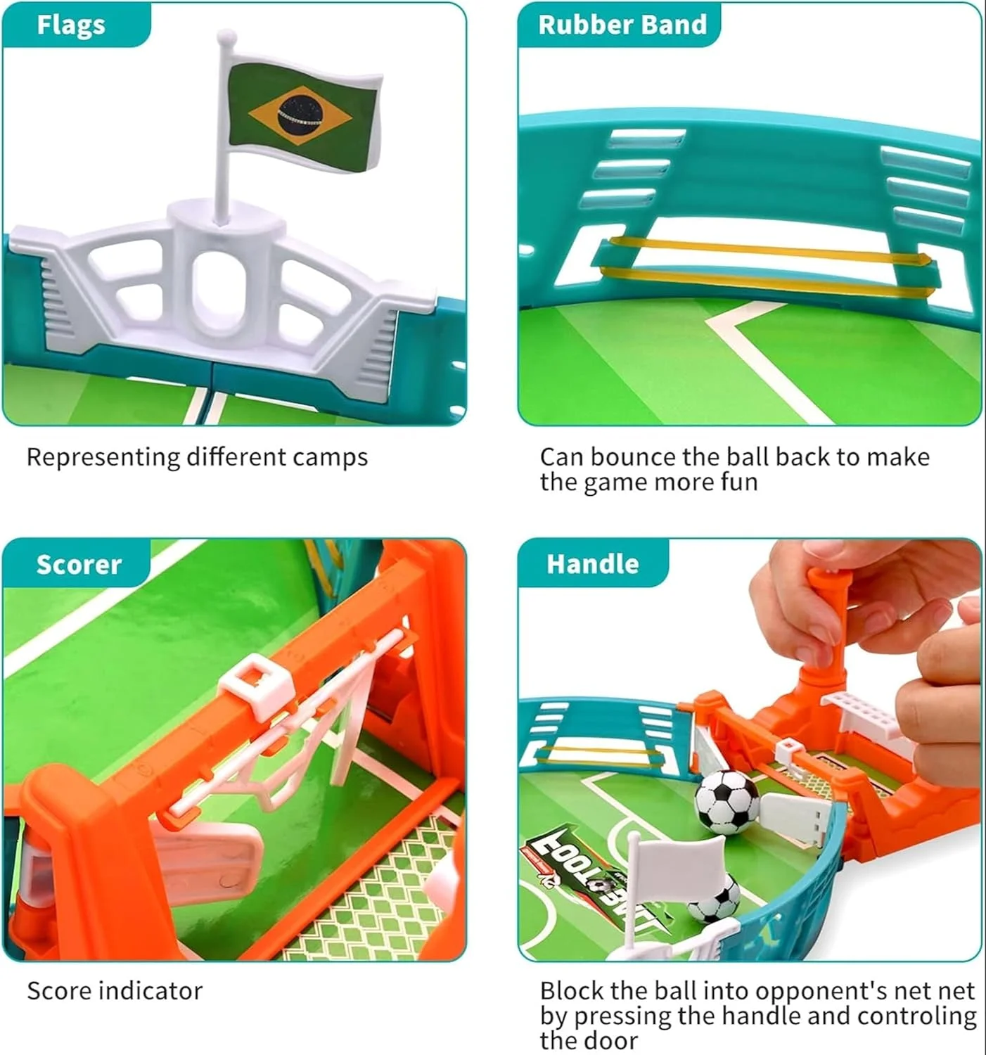 بازی فوتبال دستی رومیزی کوچک، 4 توپ، اسباب بازی تعاملی فوتبال رومیزی برای کودکان، بازی تخته ای برای کودکان، ست بازی فوتبال دستی رومیزی تعاملی برای کودکان بازی فوتبال دستی رومیزی کوچک، 4 توپ، اسباب بازی تعاملی فوتبال رومیزی برای کودکان، بازی تخته ای برای کودکان، ست بازی فوتبال دستی رومیزی تعاملی برای کودکان