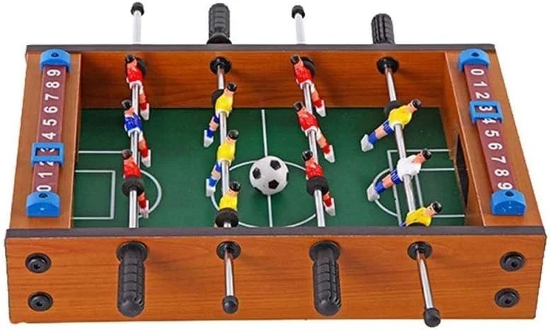 فوتبال دستی رومیزی SVASTY به همراه لوازم جانبی کامل، سایز جمع و جور - سرگرمی بیشتر، میز فوتبال دستی با فوم راحت برای اتاق بازی، شب سرگرمی خانوادگی