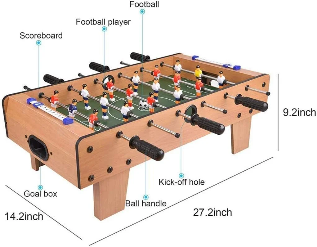 فوتبال دستی SVASTY، بازی فوتبال رومیزی چند نفره، مناسب برای خانواده ها، اتاق های بازی تفریحی، شب های خانوادگی، مونتاژ آسان فوتبال دستی SVASTY، بازی فوتبال رومیزی چند نفره، مناسب برای خانواده ها، اتاق های بازی تفریحی، شب های خانوادگی، مونتاژ آسان