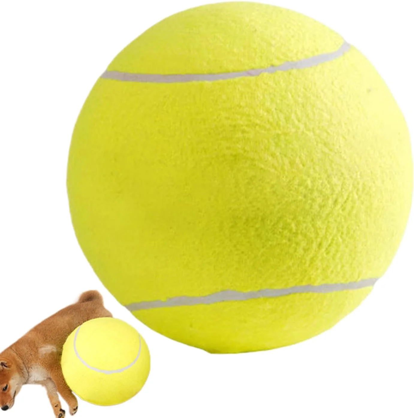 توپ برای سگ ها - لوازم آموزشی حیوانات خانگی بزرگ - توپ های تنیس برای سگ ها، برای توله سگ، سگ های کوچک، متوسط و بزرگ، مناسب بازی در فضای داخلی و خارجی، غنی سازی، آوردن و پیاده روی