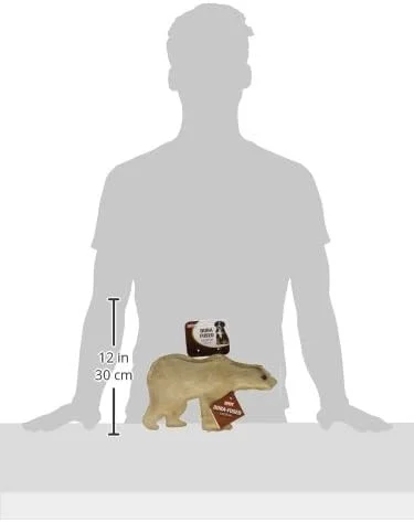 اسباب بازی سگ خرسی چرمی 7 اینچی SPOT Ethical Pet Dura-Fused، بزرگ