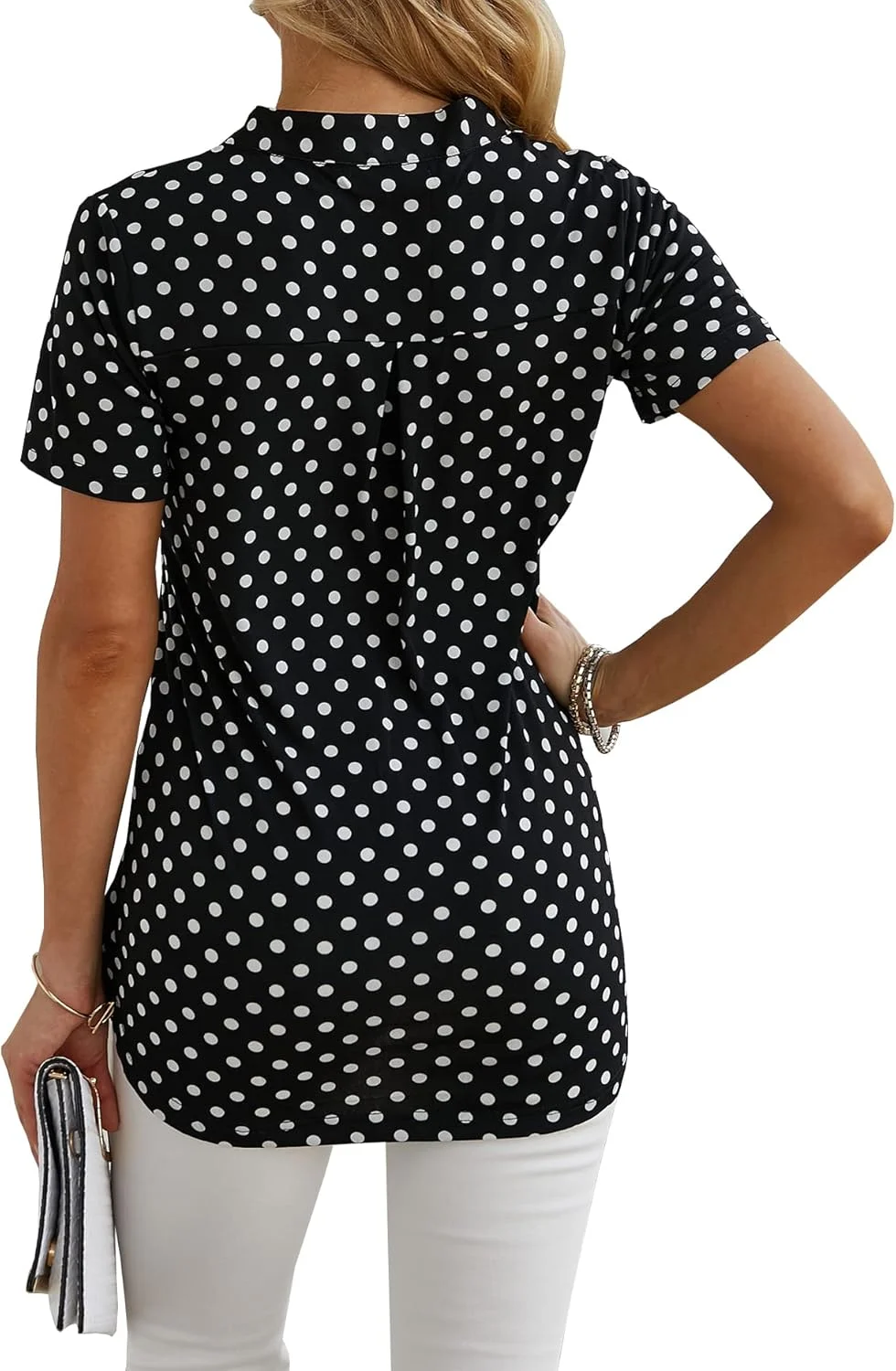 تاپ های زنانه تابستانی آستین کوتاه Ninedaily، بلوزهای غیر رسمی، تونیک زیپ دار طرح گل