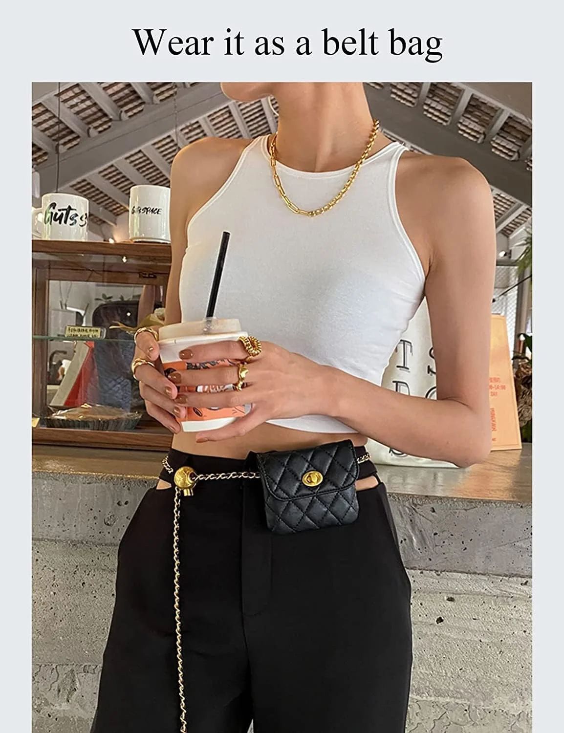 کیف کمری زنجیری چرمی زنانه، کیف پول کمری کراس بادی، کیف مسافرتی با بند جداشدنی، کیف کمری مد روز و کیف دستی کوچک کیف کمری زنجیری چرمی زنانه، کیف پول کمری کراس بادی، کیف مسافرتی با بند جداشدنی، کیف کمری مد روز و کیف دستی کوچک