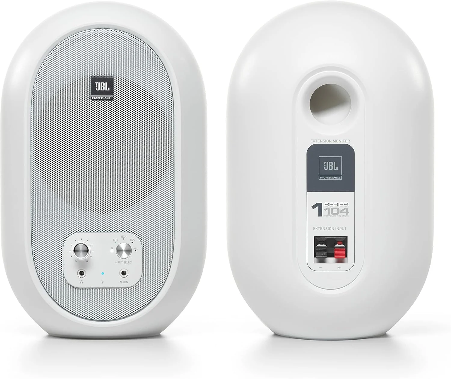 مانیتورهای رومیزی مرجع بلوتوث دار JBL سری 1 مدل 104 - سفید (فروش به صورت جفت) مانیتورهای رومیزی مرجع بلوتوث دار JBL سری 1 مدل 104 - سفید (فروش به صورت جفت)