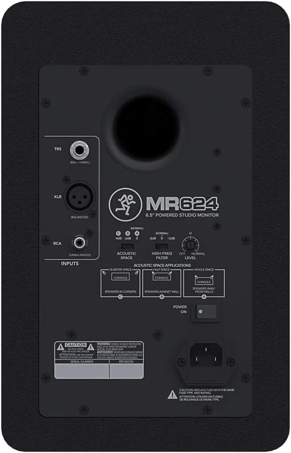 مانیتور استودیویی مکی MR624 با توان 6 اینچ - مشکی مانیتور استودیویی مکی MR624 با توان 6 اینچ - مشکی