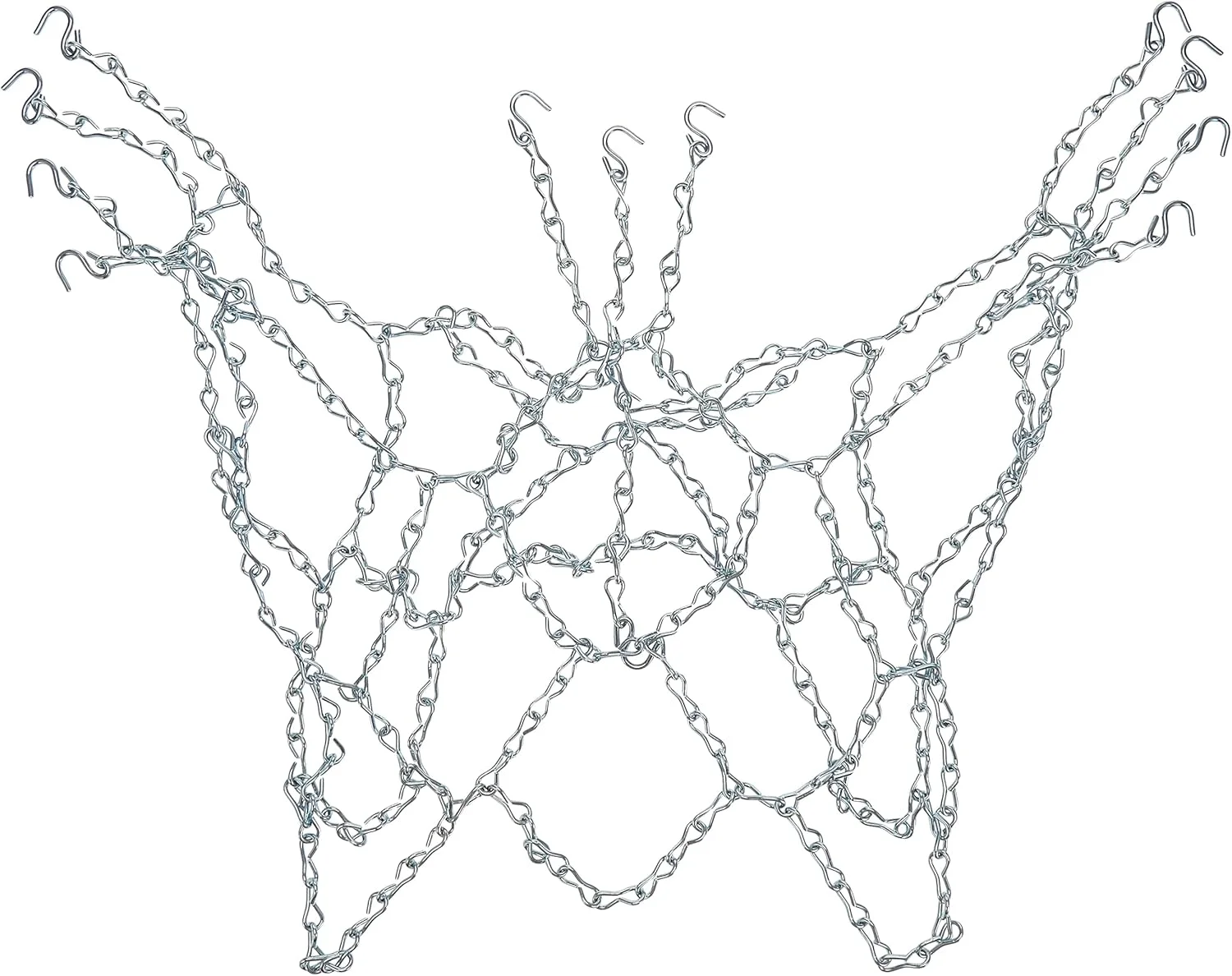 تور بسکتبال زنجیری فولادی گالوانیزه سنگین Champion Sports، 21 اینچ