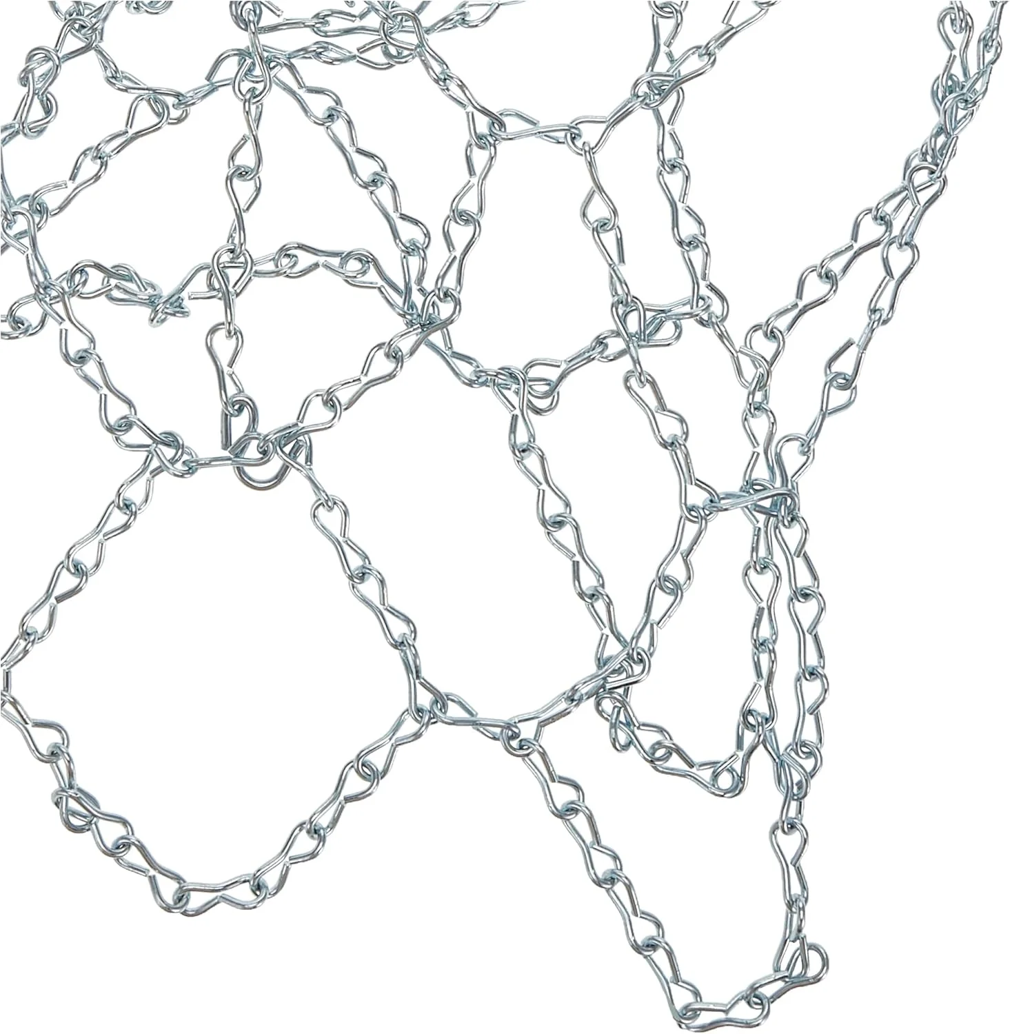 تور بسکتبال زنجیری فولادی گالوانیزه سنگین Champion Sports، 21 اینچ