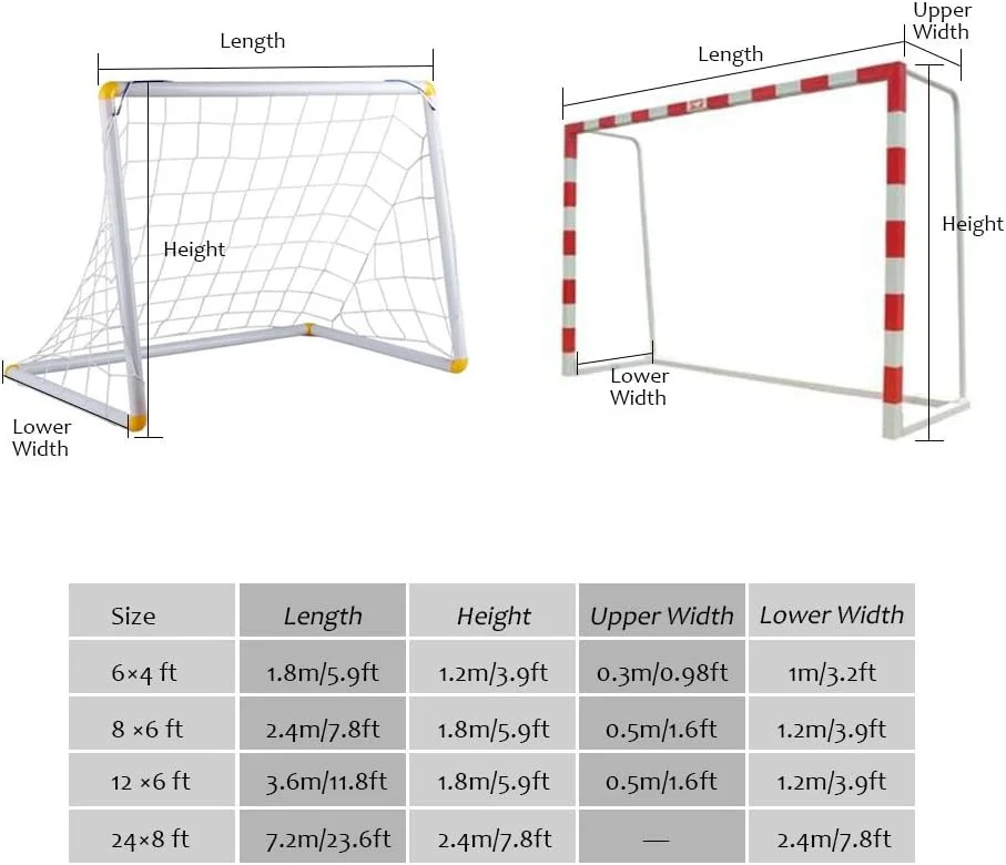 تور دروازه فوتبال MALINK، تور جایگزین دروازه فوتبال سایز کامل برای تمرین مسابقات ورزشی