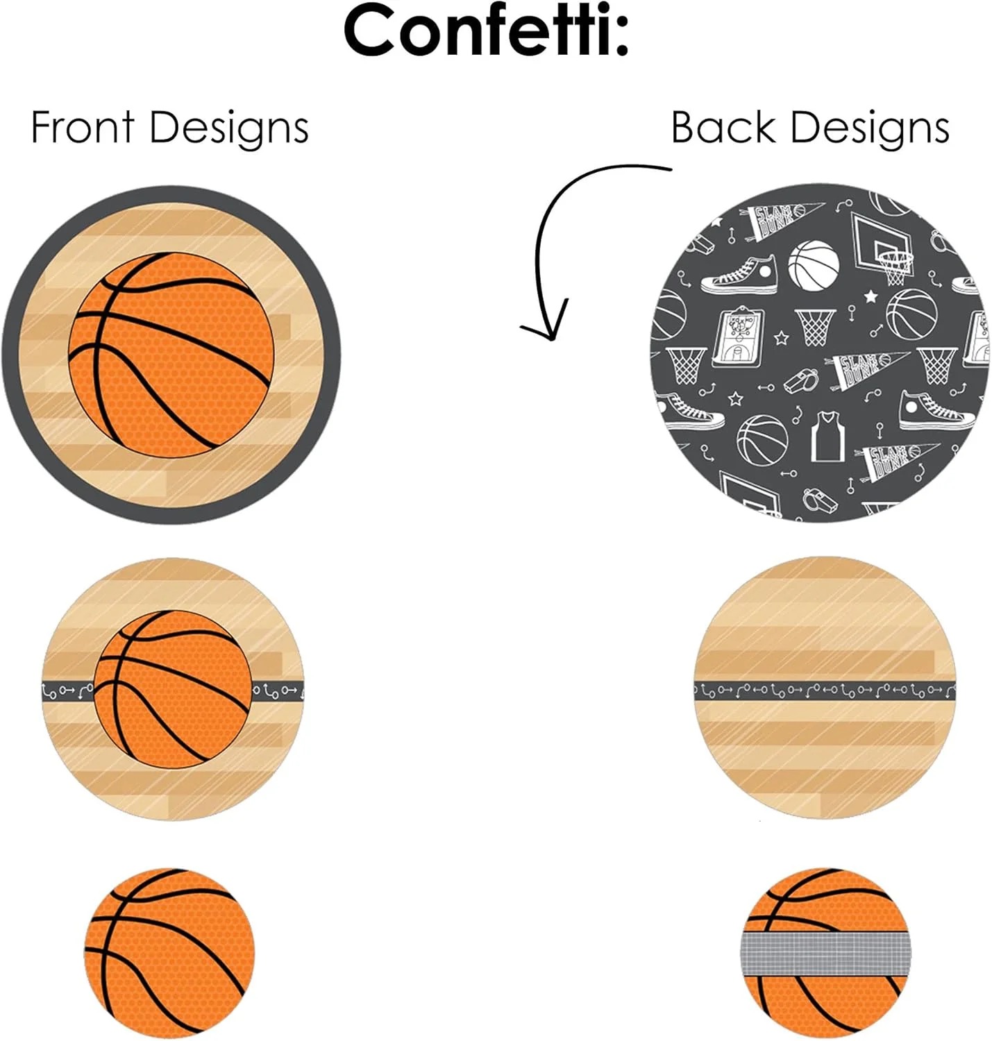 بیگ دات آو هپینس Nothin’ but Net - بسکتبال - دکور و کانفتی جشن نوزاد یا تولد - کیت تزیین میز فوق العاده - مجموعه 30 عددی بیگ دات آو هپینس Nothin’ but Net - بسکتبال - دکور و کانفتی جشن نوزاد یا تولد - کیت تزیین میز فوق العاده - مجموعه 30 عددی