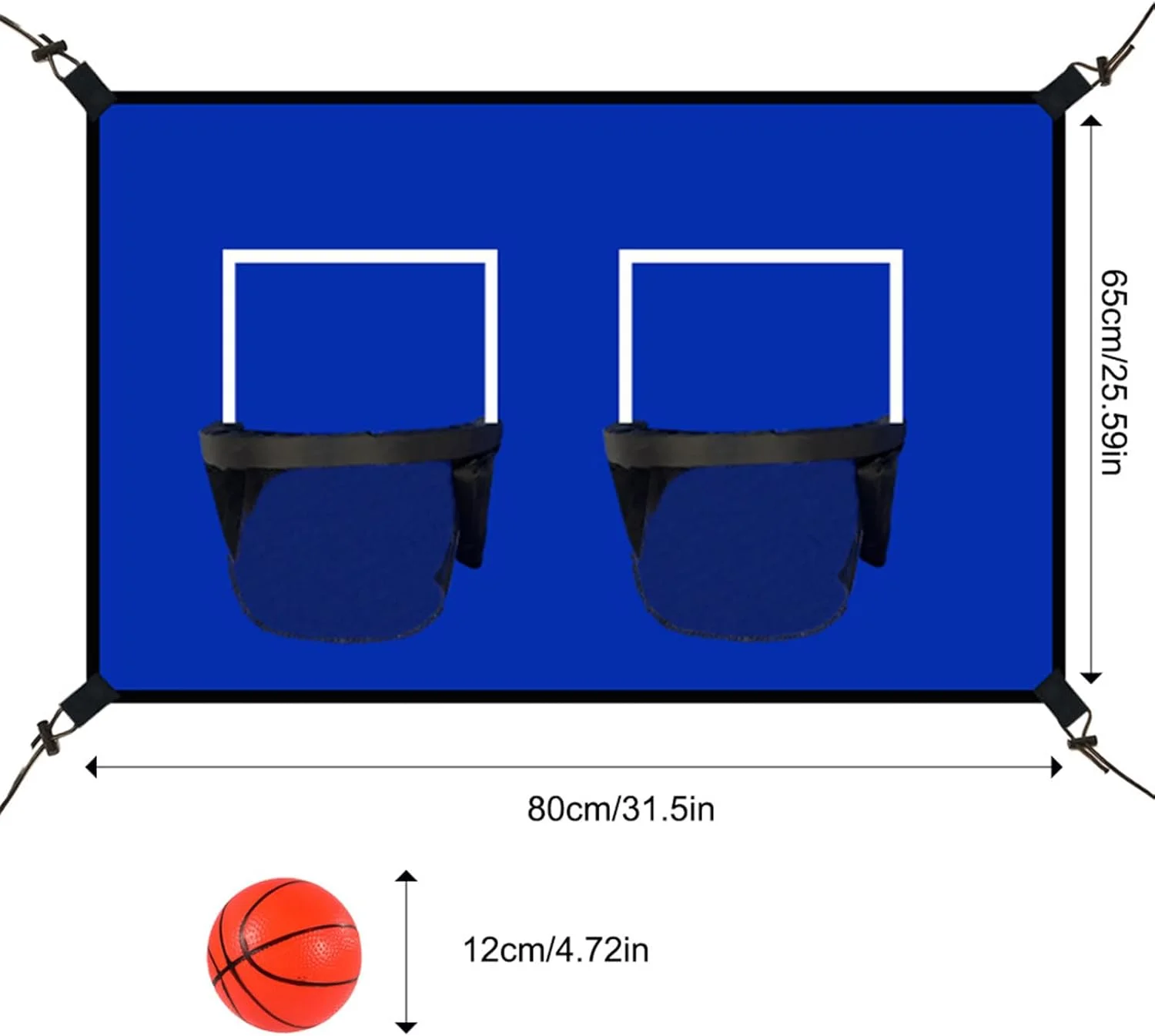 تور بسکتبال ترامپولین | حلقه بسکتبال قابل حمل ترامپولین | تور اسباب بازی ورزشی ضد آب برای بازی پرش کودکان مجموعه بازی برای بازی های داخل و خارج از خانه سرگرمی خانوادگی