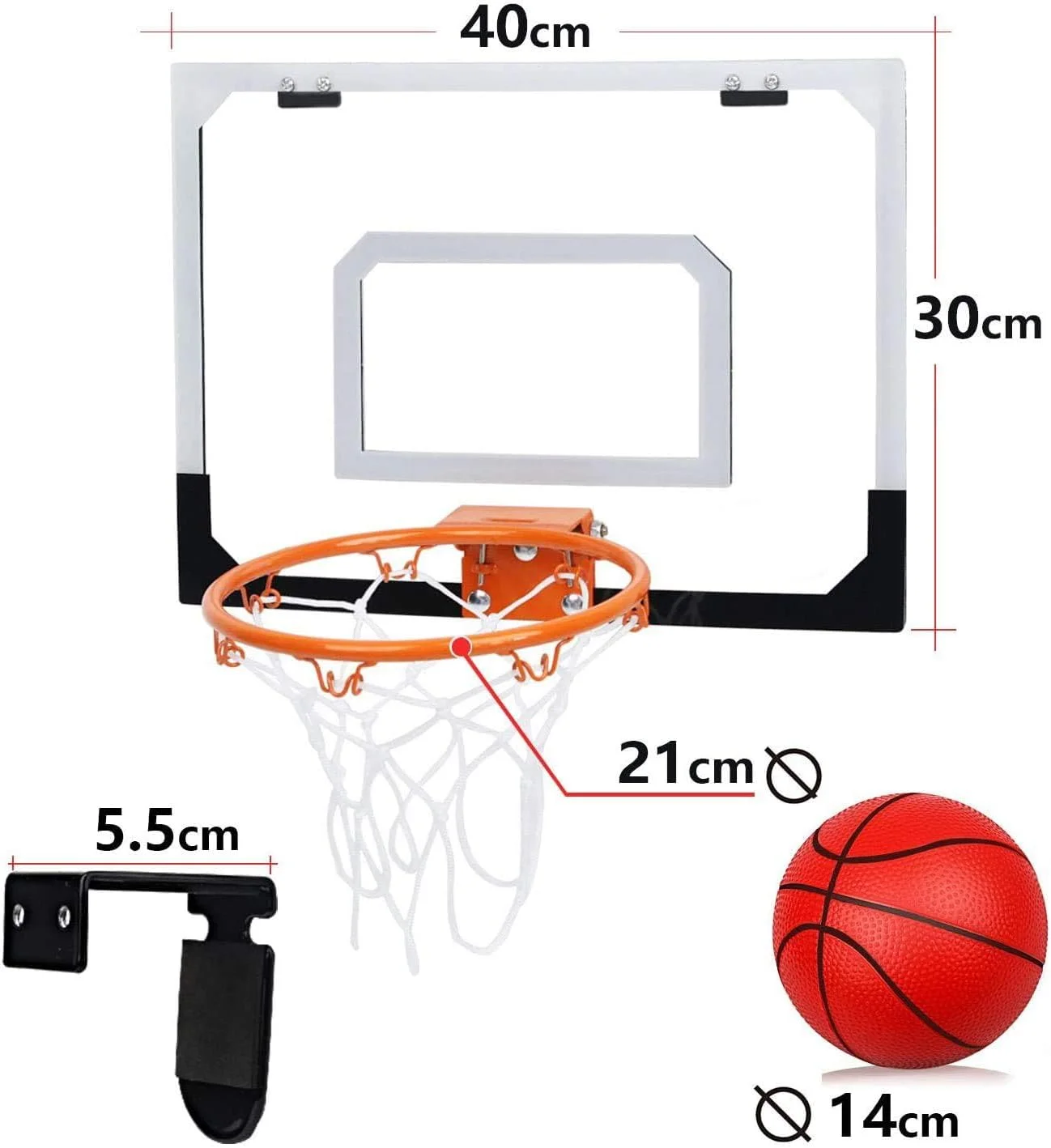 حلقه بسکتبال کوچک KASTWAVE برای کودکان | حلقه بسکتبال دیواری شامل توپ بسکتبال و تور | بازی های ورزشی داخل و خارج از خانه برای پسران و دختران حلقه بسکتبال کوچک KASTWAVE برای کودکان | حلقه بسکتبال دیواری شامل توپ بسکتبال و تور | بازی های ورزشی داخل و خارج از خانه برای پسران و دختران