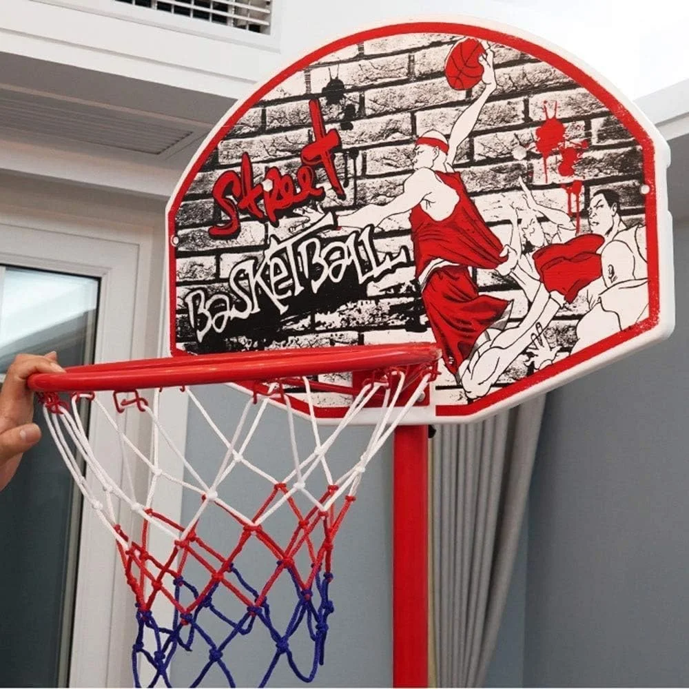 حلقه بسکتبال قابل تنظیم QRSTUVW برای نوجوانان، حلقه بسکتبال فضای باز، پایه بسکتبال قابل حمل، تخته بسکتبال، ست تور با توپ، جنس آهن، ارتفاع قابل تنظیم 65-265 سانتی متر، پایدار حلقه بسکتبال قابل تنظیم QRSTUVW برای نوجوانان، حلقه بسکتبال فضای باز، پایه بسکتبال قابل حمل، تخته بسکتبال، ست تور با توپ، جنس آهن، ارتفاع قابل تنظیم 65-265 سانتی متر، پایدار