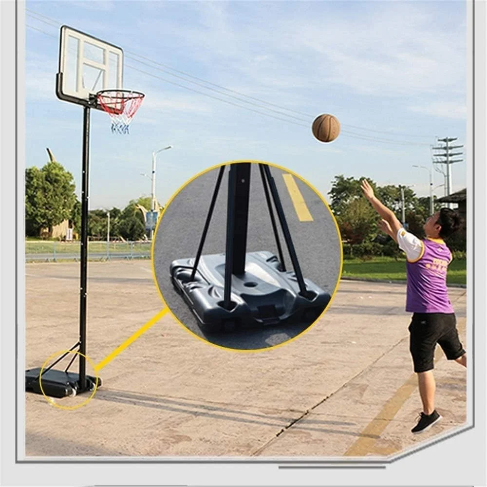 مجموعه حلقه بسکتبال قابل حمل قابل تنظیم QRSTUVW، مناسب برای کودکان و بزرگسالان، قابل استفاده در فضای داخلی و خارجی، با قابلیت جابجایی و تنظیم ارتفاع، سرگرم کننده و پایدار مجموعه حلقه بسکتبال قابل حمل قابل تنظیم QRSTUVW، مناسب برای کودکان و بزرگسالان، قابل استفاده در فضای داخلی و خارجی، با قابلیت جابجایی و تنظیم ارتفاع، سرگرم کننده و پایدار