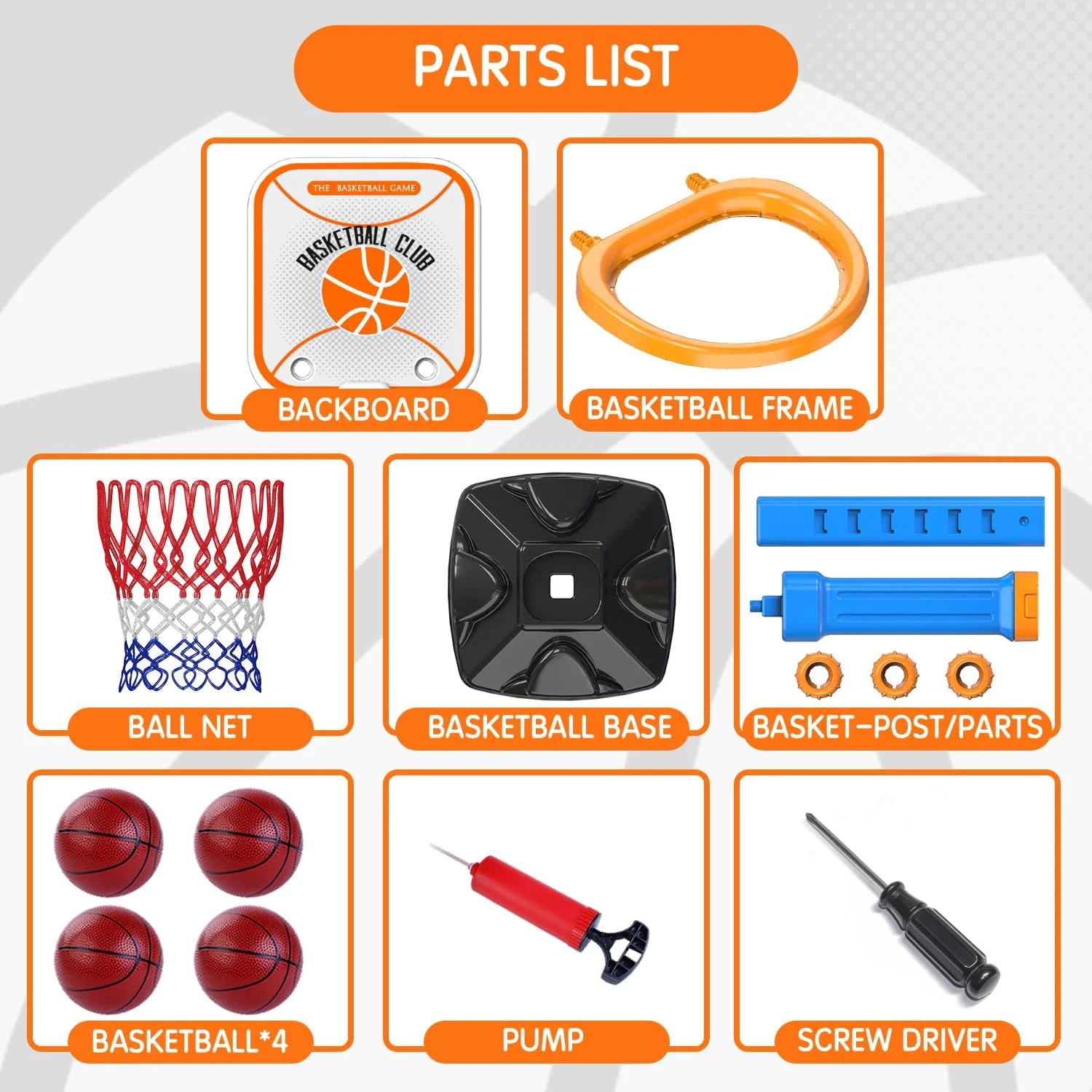 ست حلقه بسکتبال کودک Sotodik، مجموعه بازی آرکید بسکتبال، ارتفاع قابل تنظیم با 4 توپ و پمپ هوا، اسباب بازی های ورزشی داخلی و خارجی برای بازی های حیاط خلوت در فضای باز استخر، هدیه برای پسران و دختران نوپا