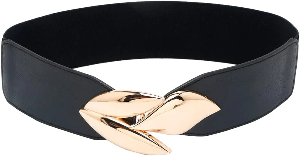 یوتبلا جواهرات کمربند کمر طلایی با صفحه فلزی قابل تنظیم الهام گرفته از افراد مشهور برای زنان/دختران (استایل 6)