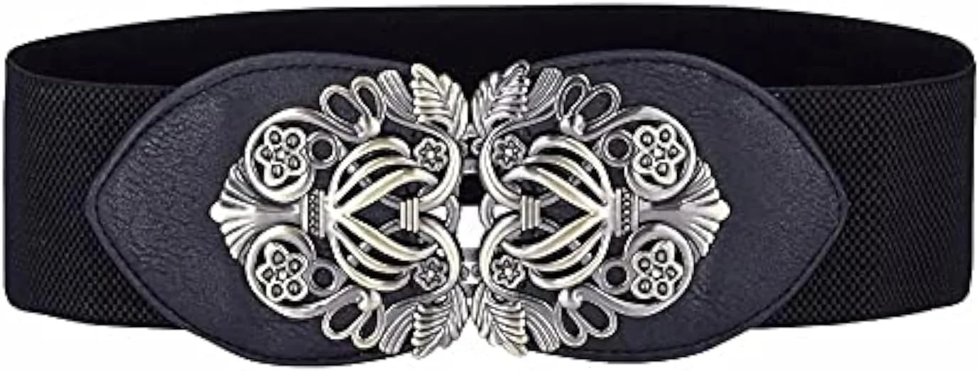 یوتبلا جواهرات کمربند کمر قابل تنظیم الهام گرفته از افراد مشهور برای زنان/دختران (YB_Belt_20) (مشکی) یوتبلا جواهرات کمربند کمر قابل تنظیم الهام گرفته از افراد مشهور برای زنان/دختران (YB_Belt_20) (مشکی)