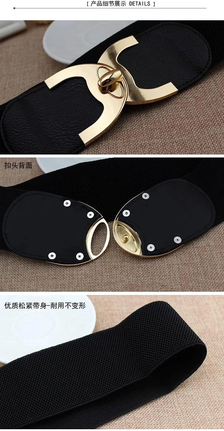 کمربند کمر قابل تنظیم الهام گرفته از افراد مشهور YouBella Jewellery برای زنان/دختران (YB_Belt_16) (مشکی)، بزرگ کمربند کمر قابل تنظیم الهام گرفته از افراد مشهور YouBella Jewellery برای زنان/دختران (YB_Belt_16) (مشکی)، بزرگ