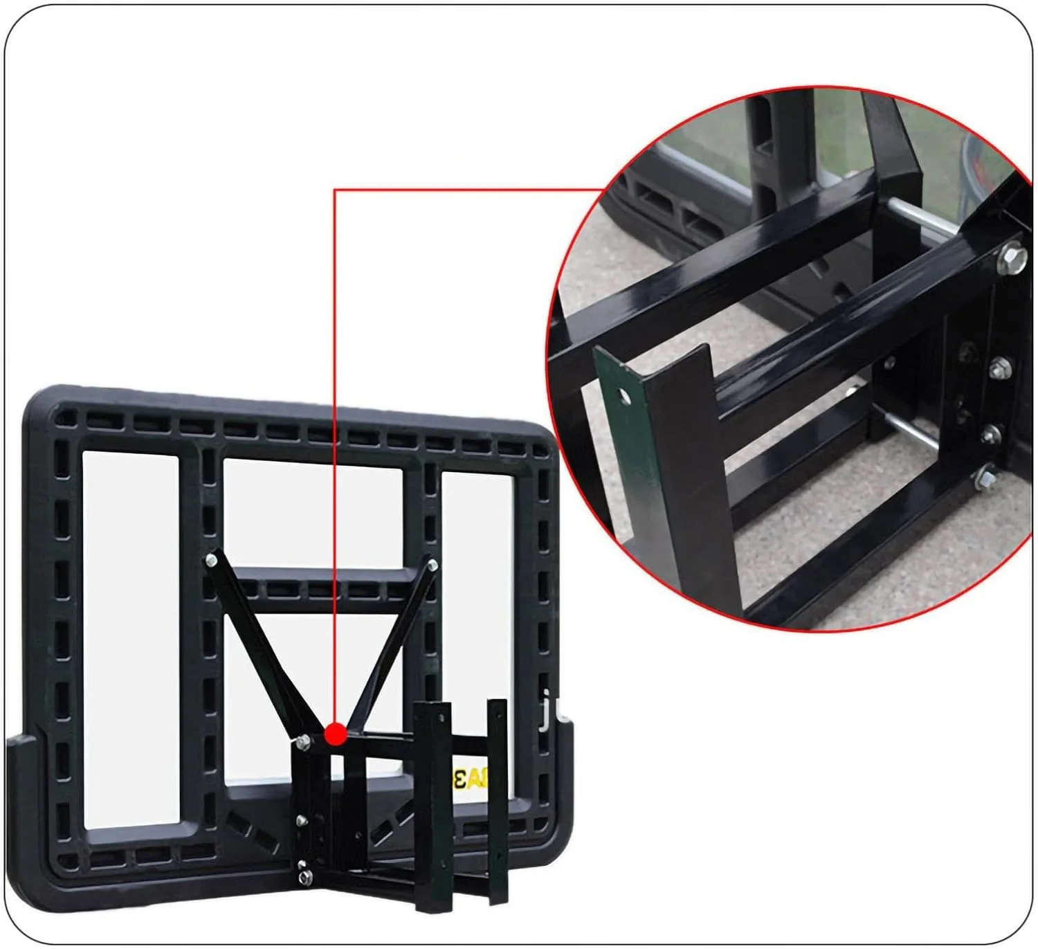 حلقه بسکتبال دیواری زرووا مناسب فضای داخلی و خارجی، مجموعه تخته بسکتبال با تور بسکتبال، تخته بسکتبال PVC با قاب آهنی، قطر 45 سانتی متر حلقه بسکتبال دیواری زرووا مناسب فضای داخلی و خارجی، مجموعه تخته بسکتبال با تور بسکتبال، تخته بسکتبال PVC با قاب آهنی، قطر 45 سانتی متر
